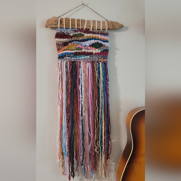 Other - All the colors.  One of a kind weave hand woven by me using thrifted yarn